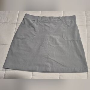 Lee Light Gray Casual Skirt